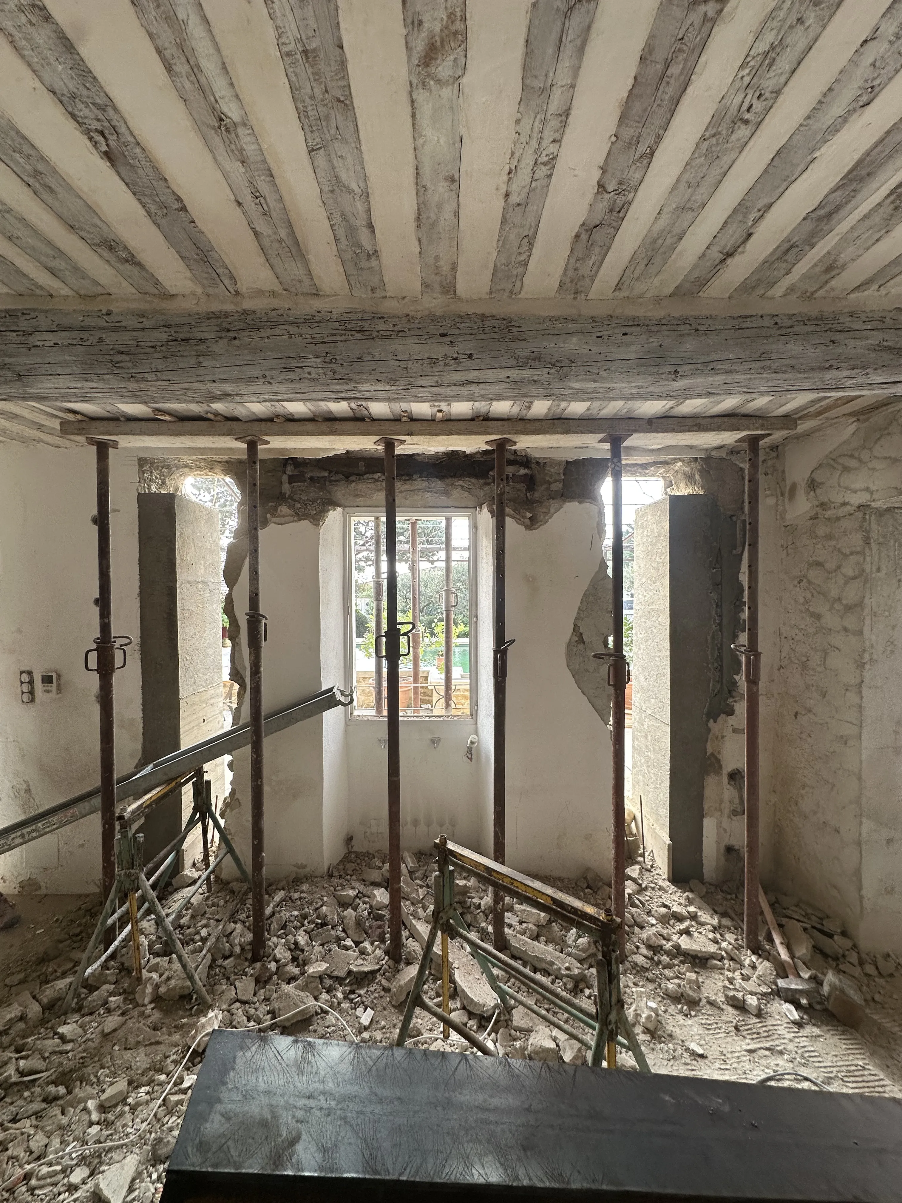 Descente de charges — plafond